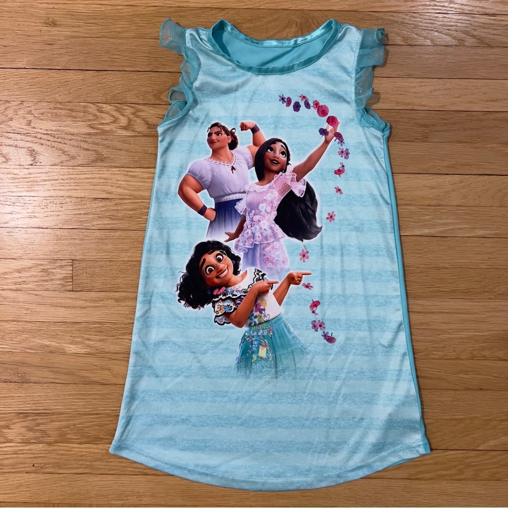 Toddler Girls Disney Encanto Nightgown Sz 5T, Pajamas, Pjs, Princess, READ